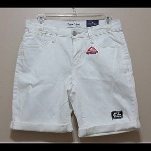 Denim St. John bay white shorts